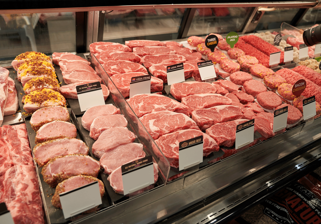 Fresh Meat Service Case at Kroger